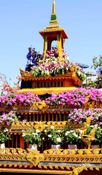 Elegant Thailand destination wedding setup